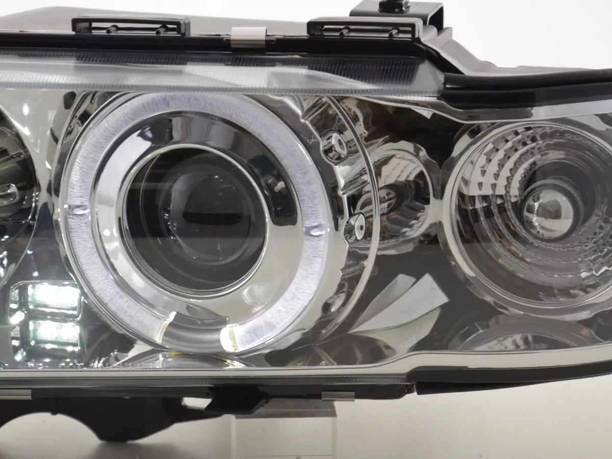 Scheinwerfer Set BMW 7er E38 Bj. 95-98 chrom für Rechtslenker