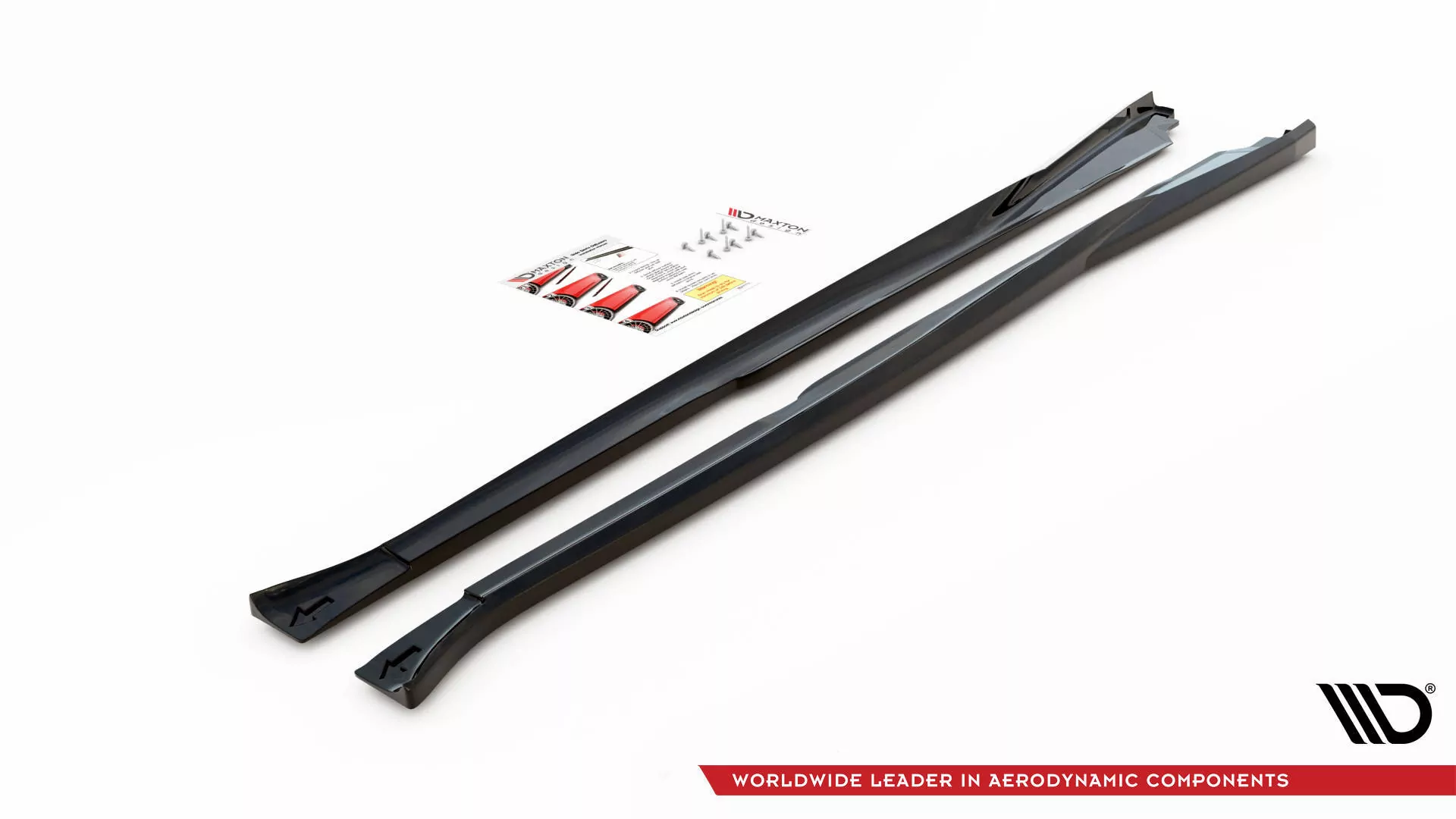 Seitenschweller Ansatz Für V.2 Für Nissan 370Z  Schwarz Hochglanz
