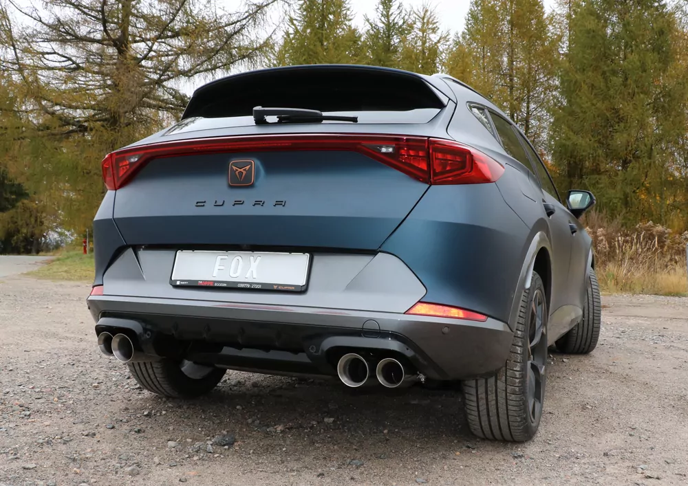 CUPRA Formentor 4x4  Halbanlage ab Kat - 2x100 Typ 25 innen und 2x90 Typ 25 außen - mit 2 elektronischen Klappen