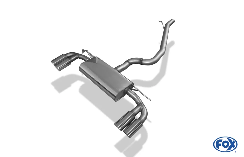 VW Golf VII 4-Motion  Endschalldämpfer quer Ausgang rechts/links - 2x80 Typ 25 rechts/links