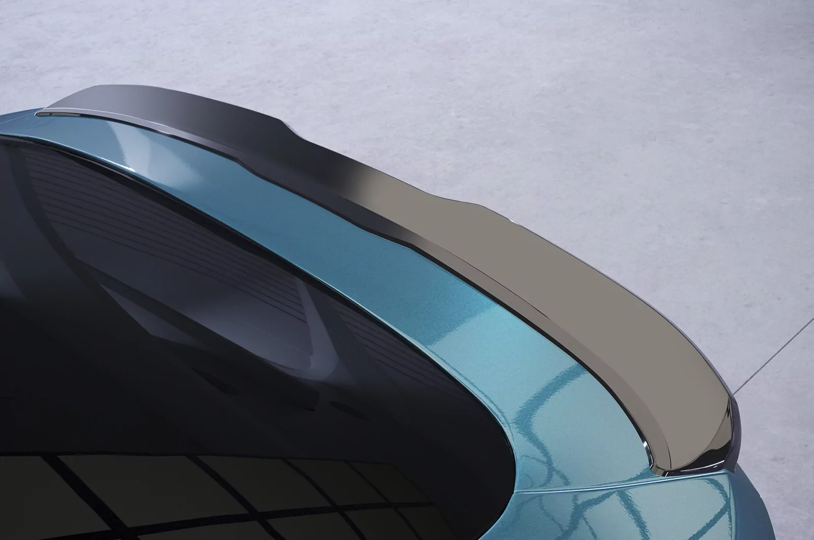 Heckflügel mit ABE für BMW X4 (F26) HF014 Schwarz Strukturiert