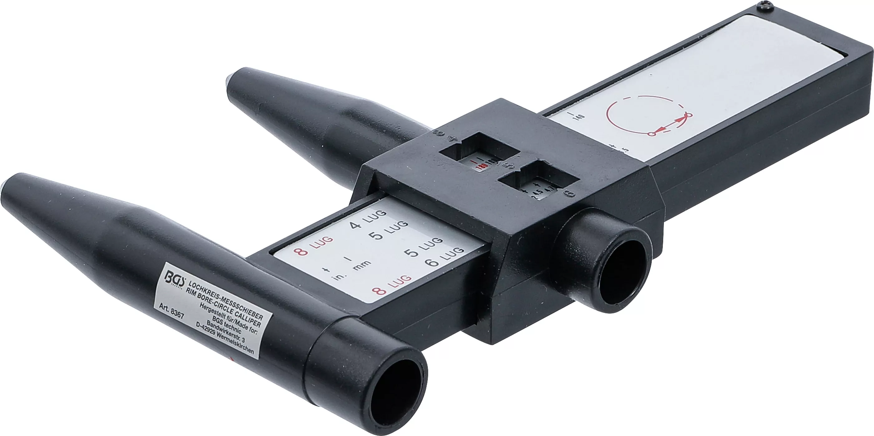 Lochkreis-Messschieber