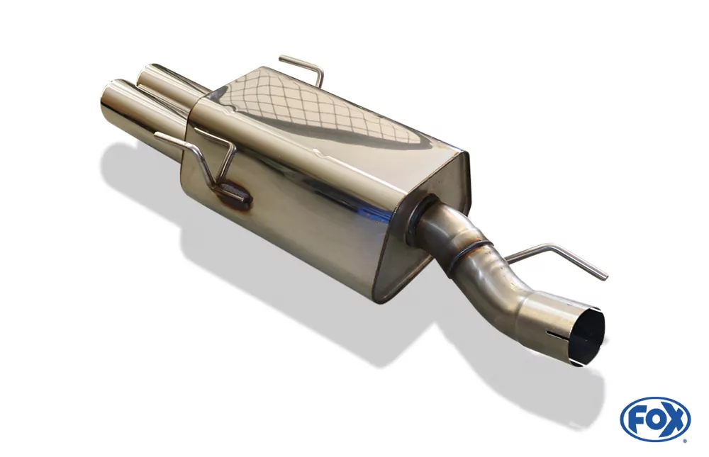 Opel Zafira A OPC  Endschalldämpfer 70mm - 2x80 Typ 17