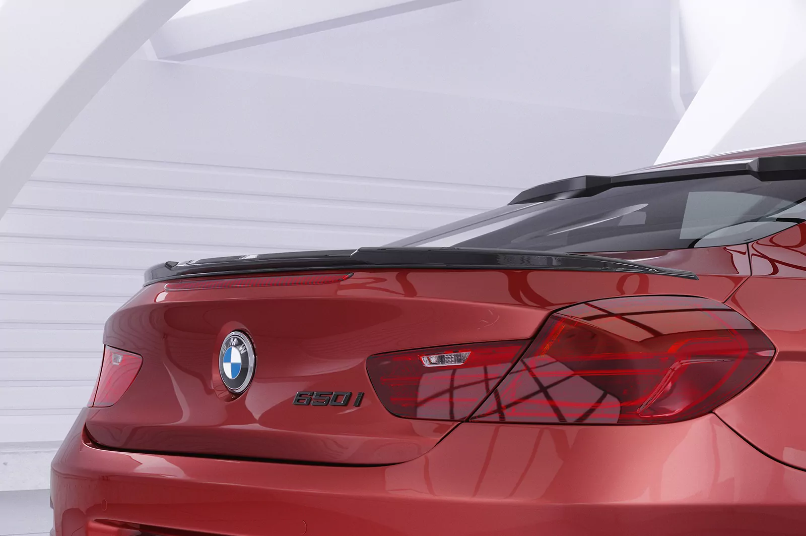 Heckflügel mit ABE für BMW 6er F12 / F13 HF969 Schwarz Strukturiert