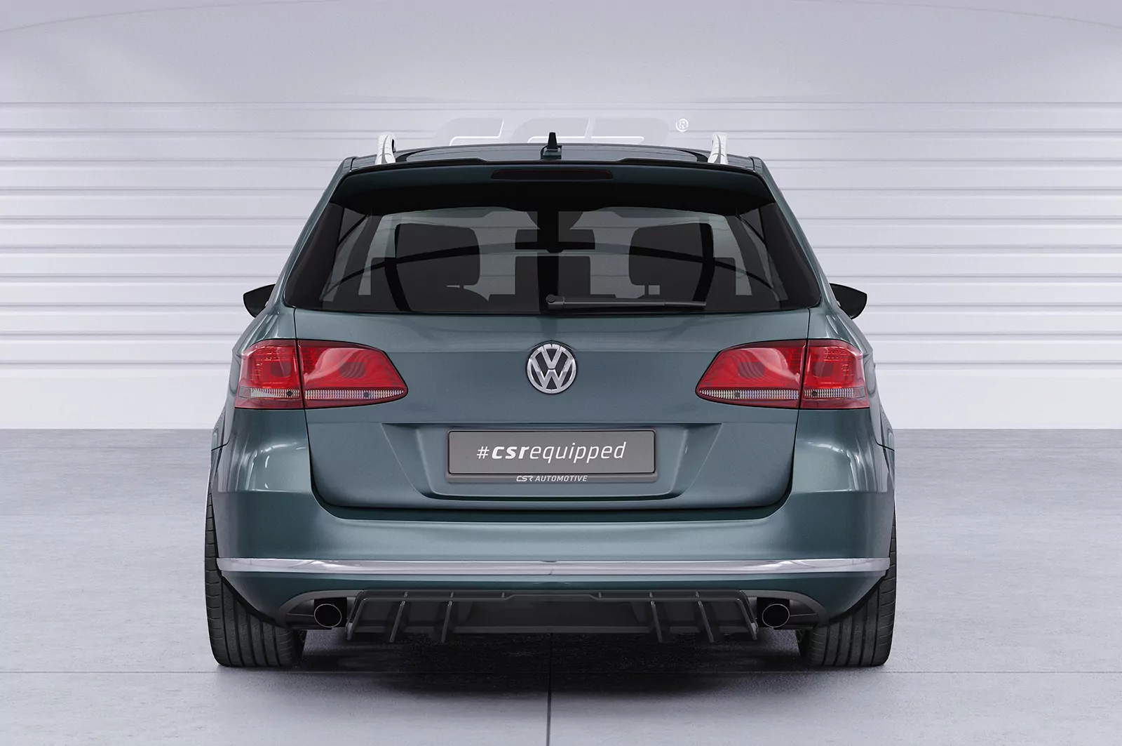 Heckflügel mit ABE für VW Passat B7 Typ 3C HF604 Strukturiert (schwarz matt)