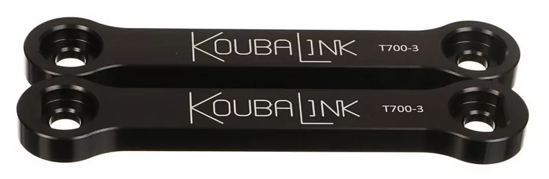KOUBALINK Tieferlegungssatz (38.1 mm) Schwarz - Yamaha Ténéré 700