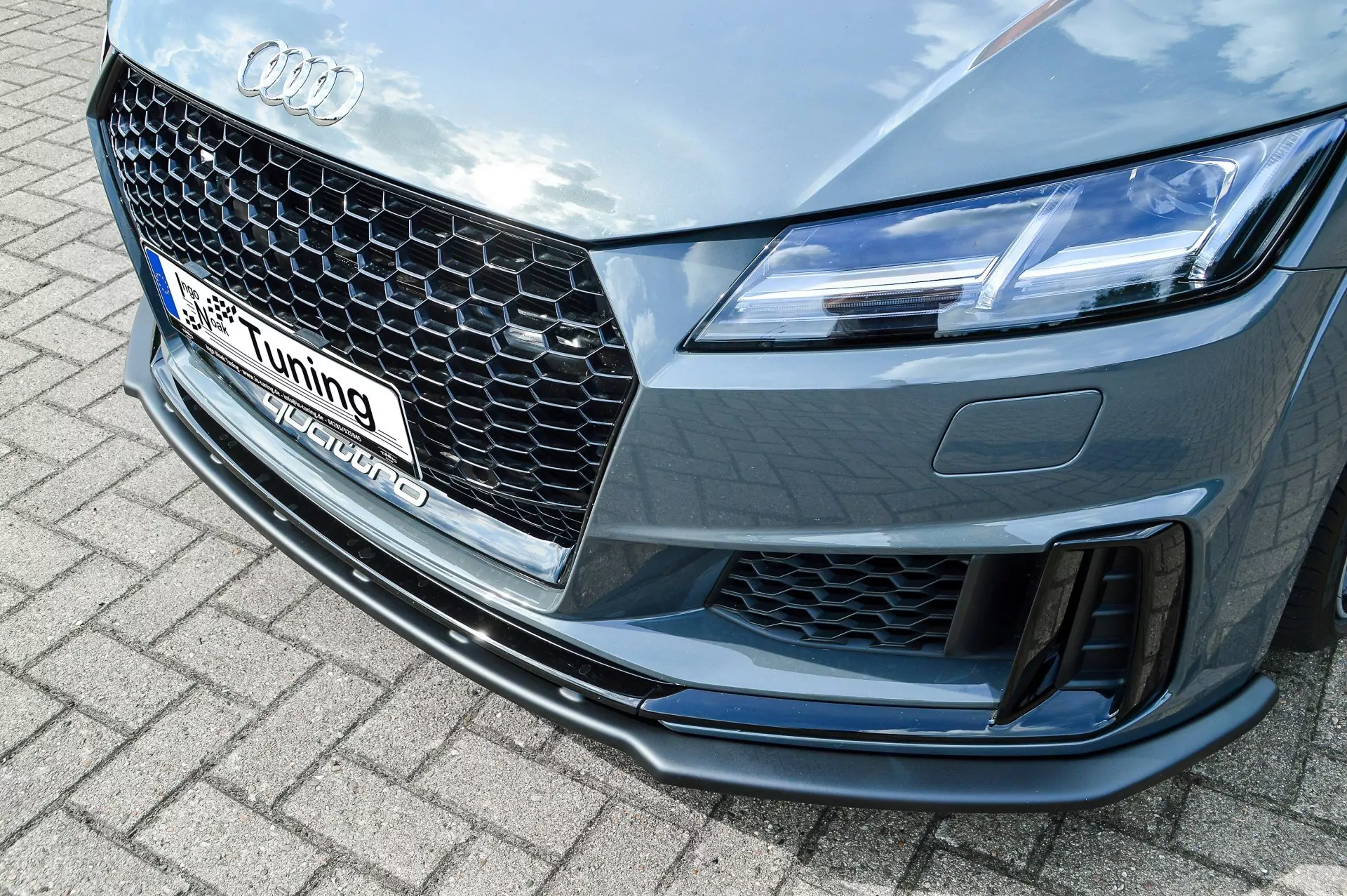 Spoilerschwert Frontspoiler aus ABS für Audi TT+TTS 8S S-Line Facelift