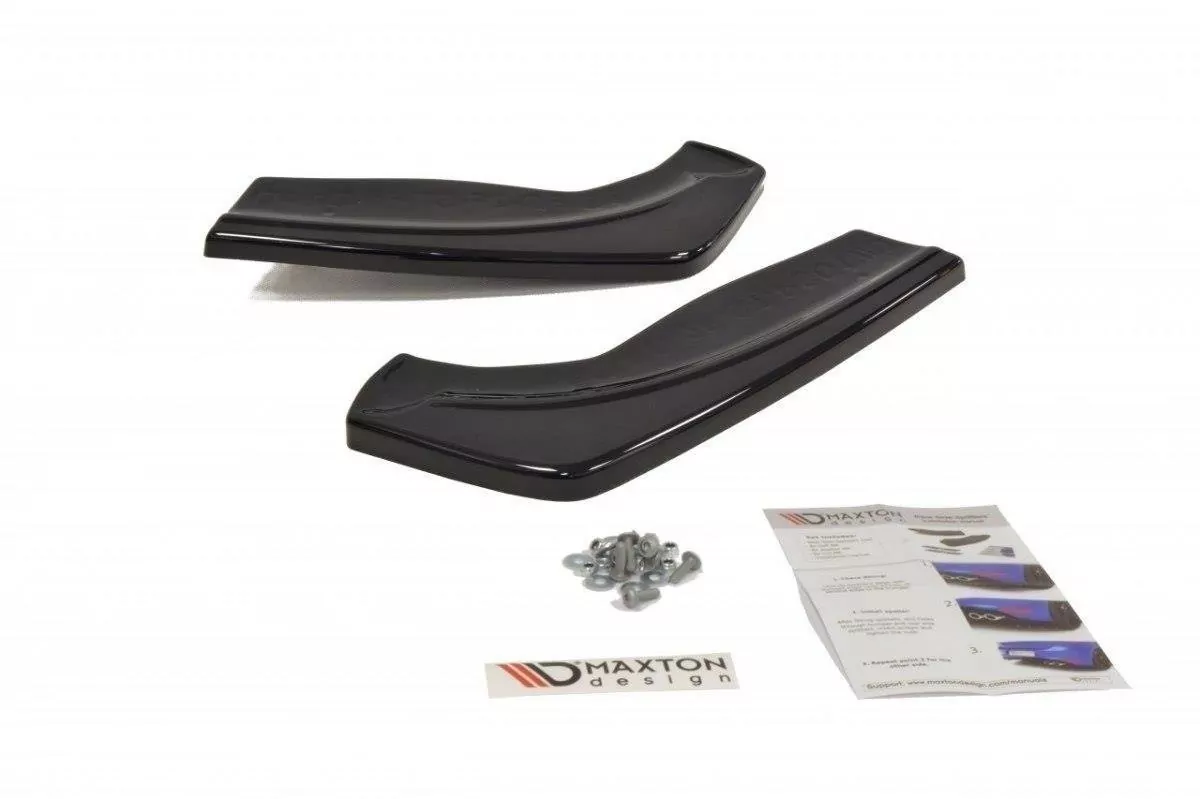 Heck Ansatz Flaps Diffusor Passend Für Diffusor V.1 Passend Für FORD FOCUS II ST FL Schwarz Hochglanz Schwarz Hochglanz