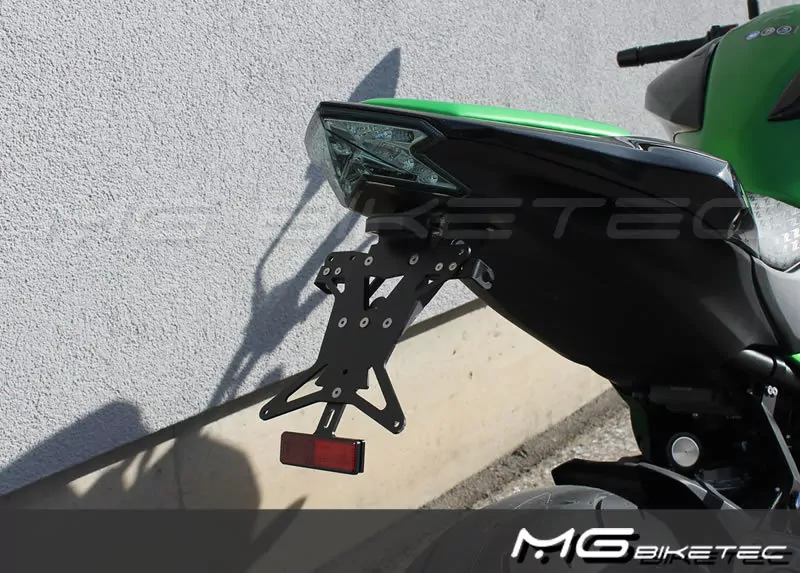 Kurzes Heck - Kennzeichenträger - Kennzeichenhalter für Kawasaki Z 800e ab 2013-2016