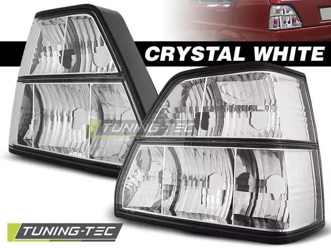 Tail Lights Cristal White Fits Vw Golf 2 08.83-08.91