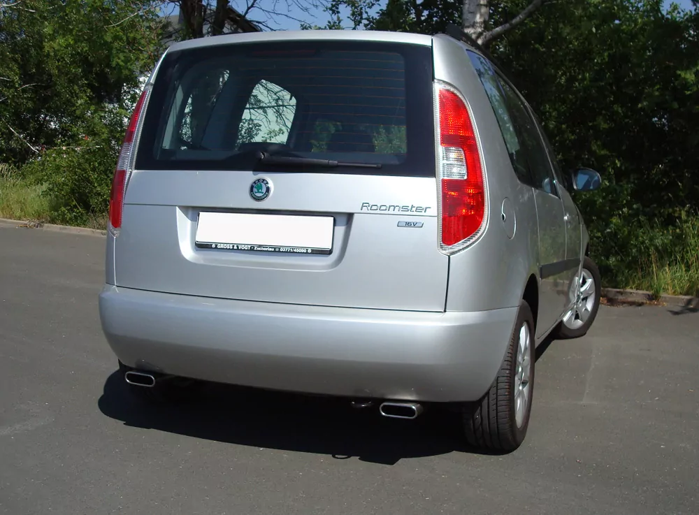 Skoda Roomster 5J  Endschalldämpfer rechts/links - 130x50 Typ 52 rechts/links