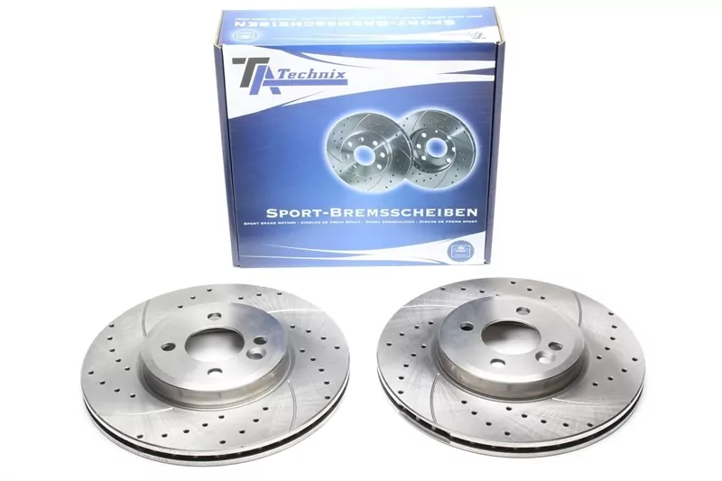 TA Technix Sport Bremsscheiben Satz Vorderachse passend für Mini One/Cooper R50 R53 / R52