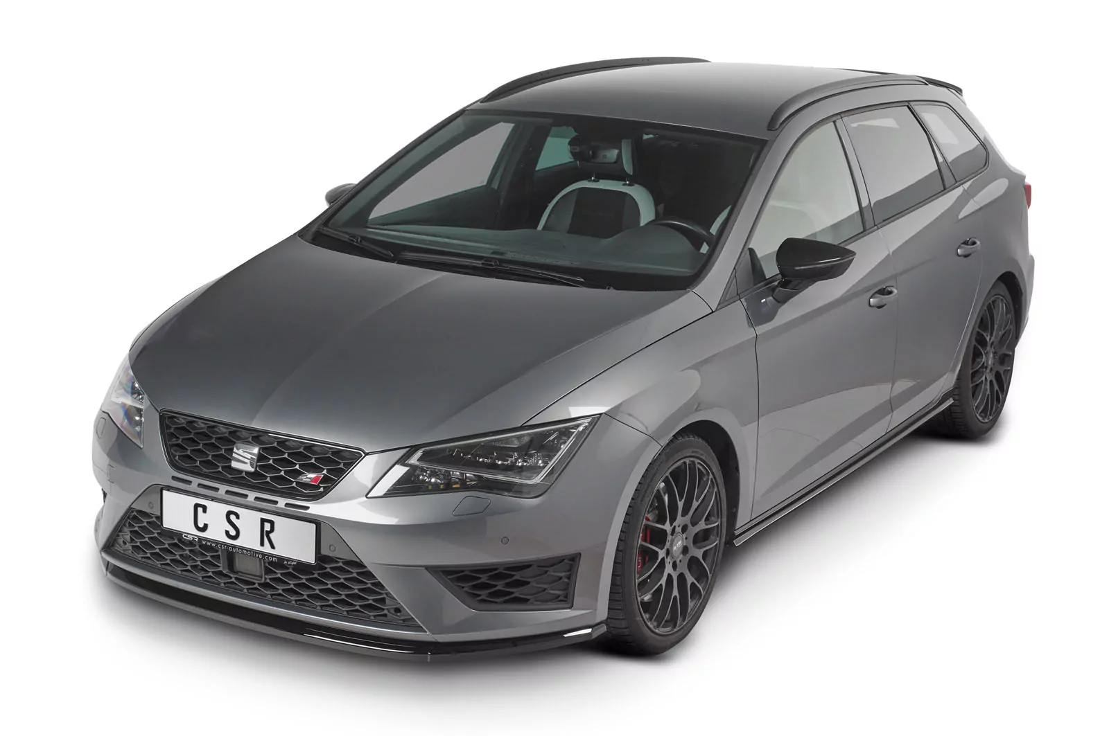 Cup-Spoilerlippe mit ABE für Seat Leon III 5F Cupra/FR CSL391-M Carbon Look (matt)