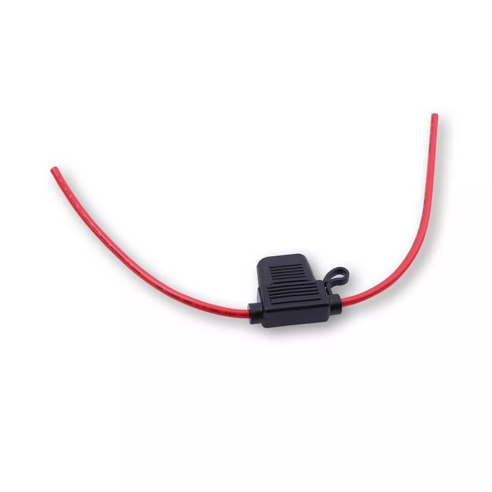 - Kein Hersteller - Halter für Stecksicherungen 5-30 Ampere, Spritzwasser geschütztes Gummigehäuse.
