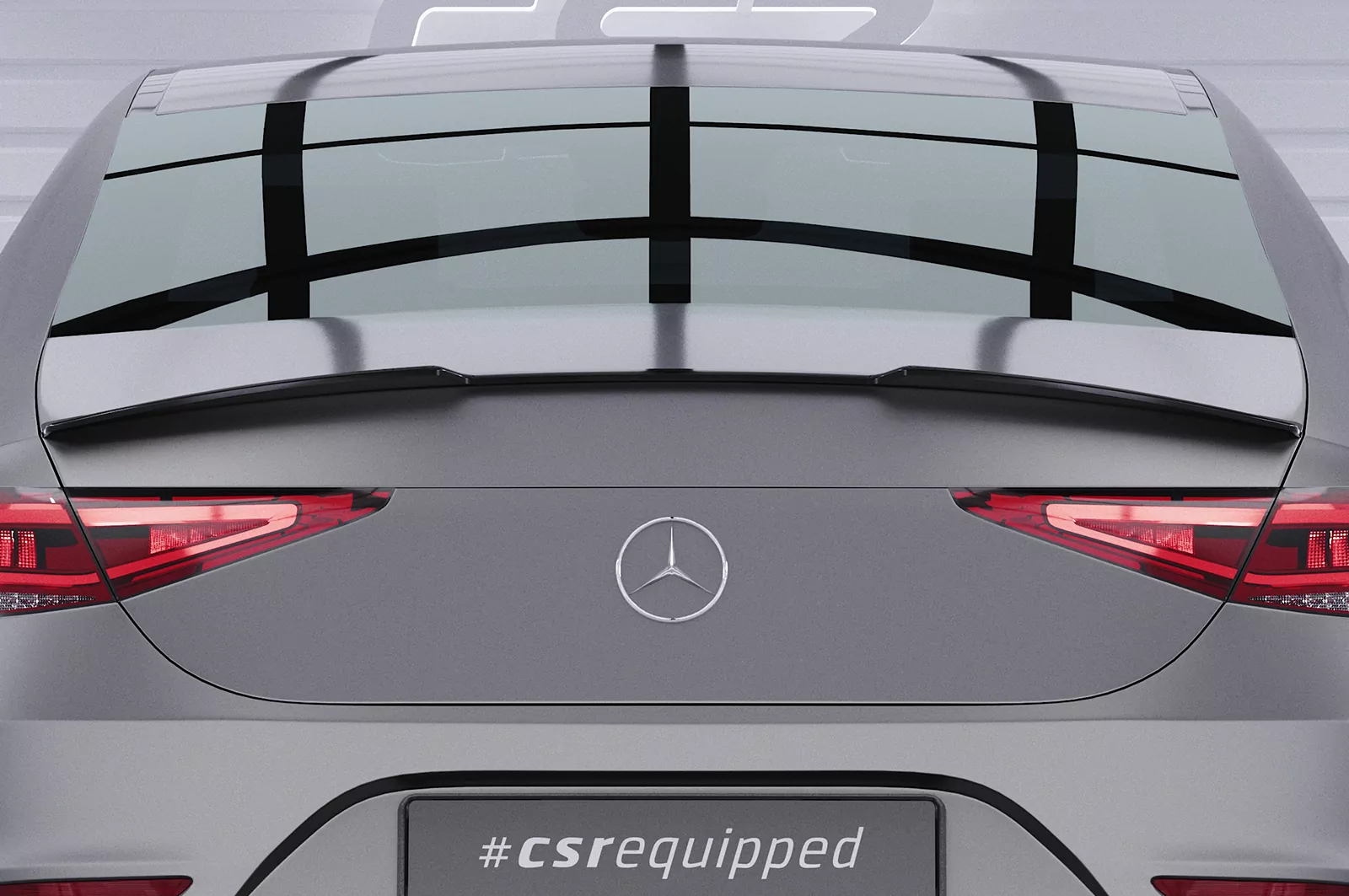 Heckflügel mit ABE für Mercedes Benz CLS (C257) HF874 Schwarz Strukturiert