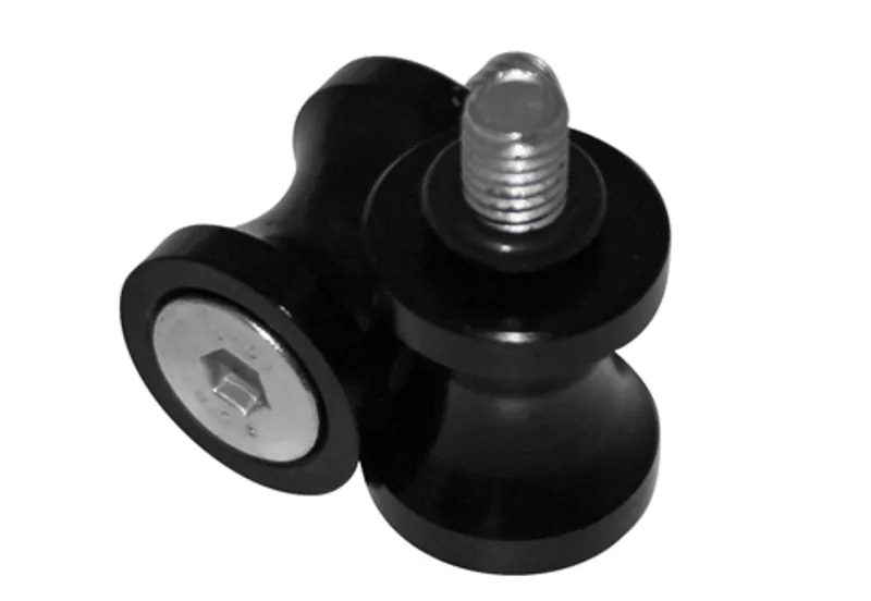 SHIN YO Bobbins für Ständeraufnahme M6 x 1.0 Schwarz (Paar)