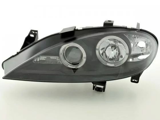 Scheinwerfer Set Renault Megane 1 3/5-trg. Bj. 99-02 schwarz für Rechtslenker