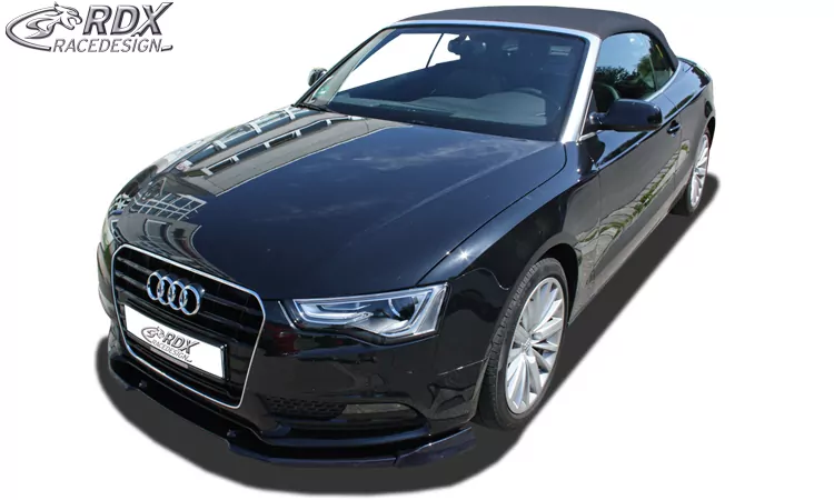 RDX Frontspoiler VARIO-X für AUDI A5 2011+ (Coupe + Cabrio + Sportback, Normale Frontstoßstange) Frontlippe Front Ansatz Vorne Spoilerlippe