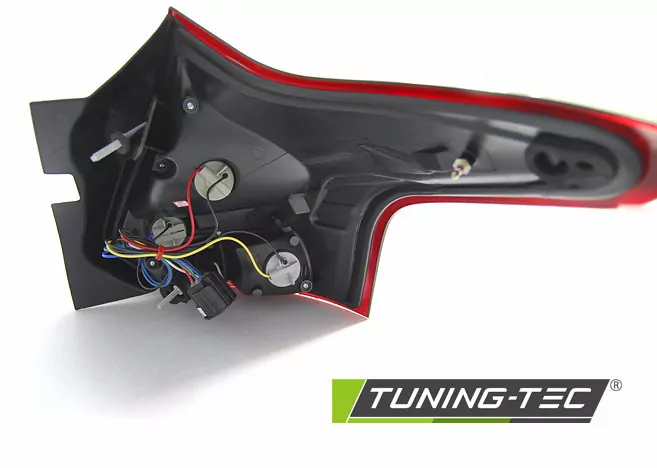 Ford Focus 3 11-10.14 Hatchback Red White Led Bar