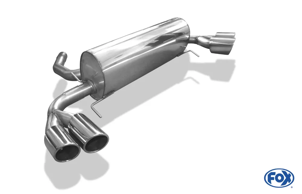 Opel GT  Endschalldämpfer quer Ausgang rechts/links - 2x115x85 Typ 38 rechts/links