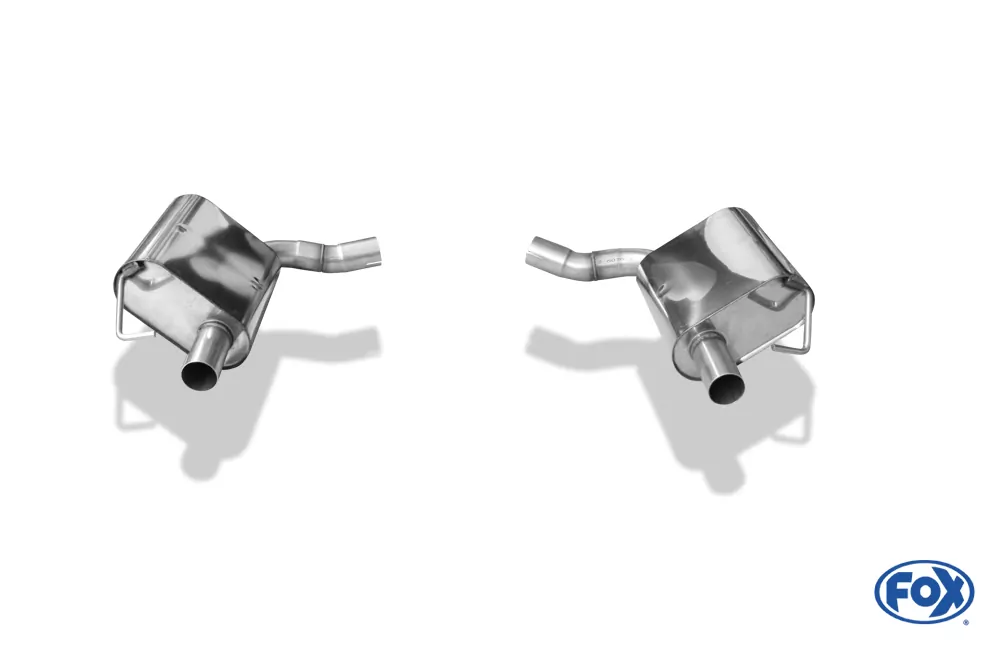 Mercedes E-Klasse 238 Endschalldämpfer rechts/links - Endrohre unsichtbar mit Ausgang in der Stoßstange