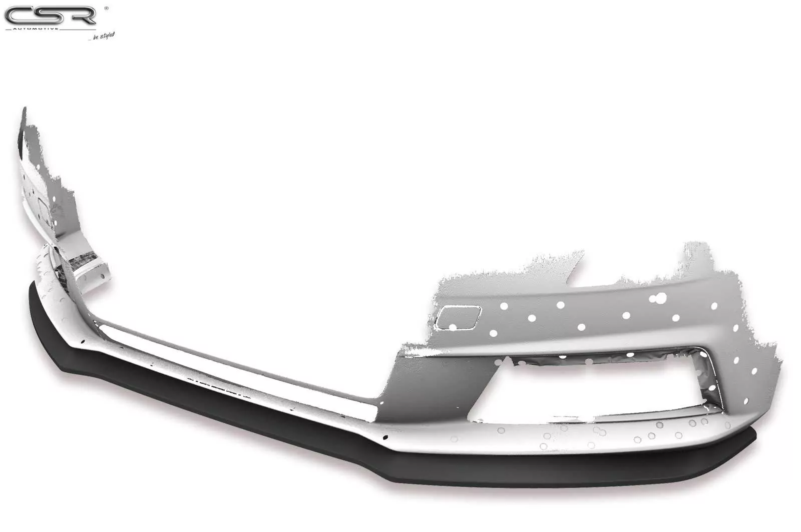 Cup-Spoilerlippe mit ABE für Audi A4 B9 (Typ 8W) CSL388-M Carbon Look (matt)