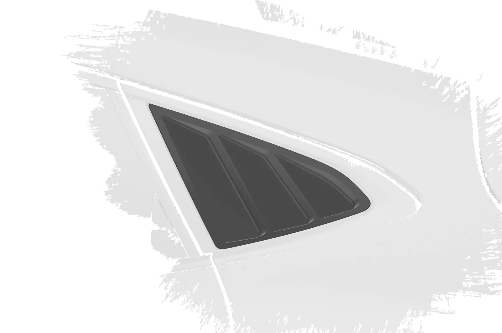 Seitenscheibenblenden für Cupra Formentor SSB016 Schwarz Strukturiert