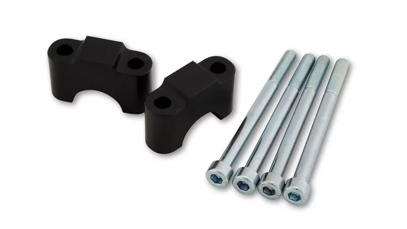 LSL Bar Mounts , Silver-Plate d +30mm , For Ducati With Ø28, 6mm Handlebars