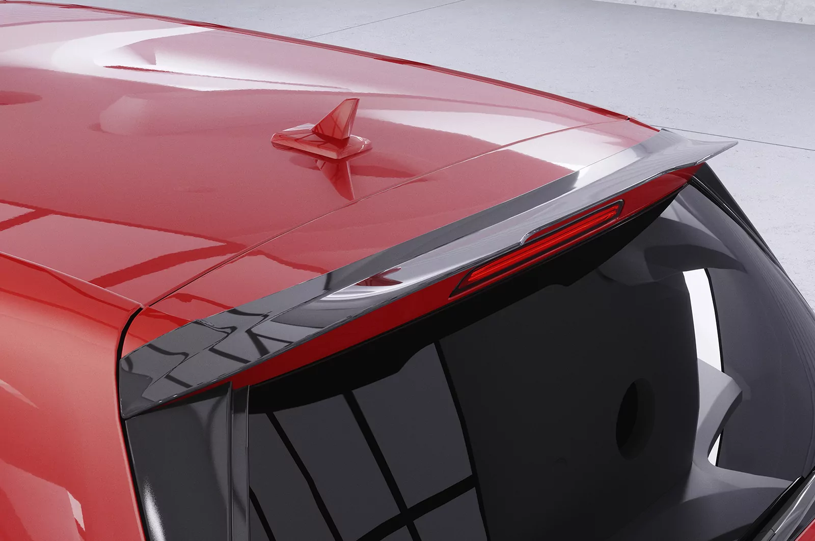 Heckflügel mit ABE für VW Golf 6 Basisversion HF693 Strukturiert (schwarz matt)