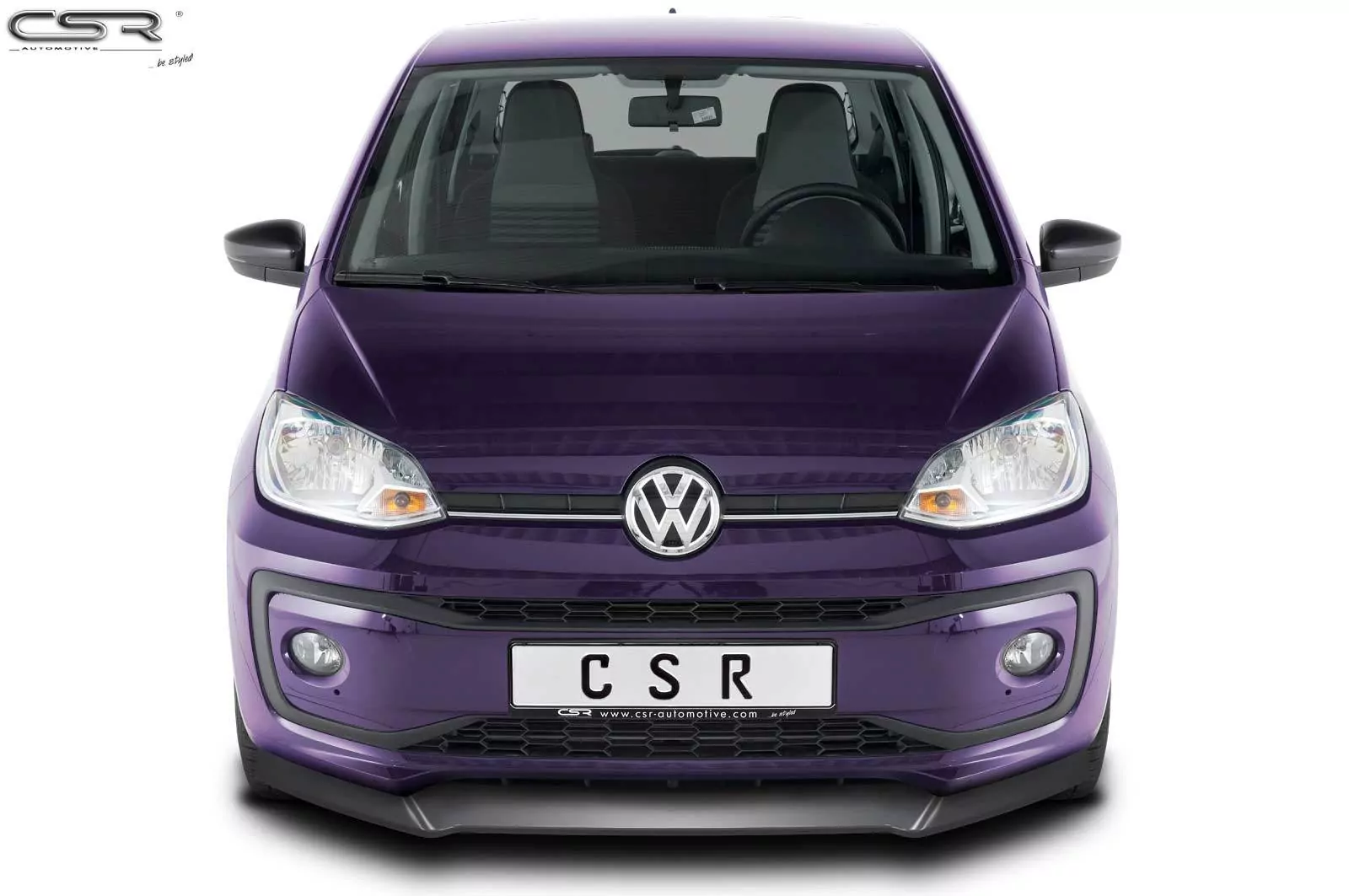 Cup-Spoilerlippe mit ABE für VW up! CSL353-M Carbon Look (matt)