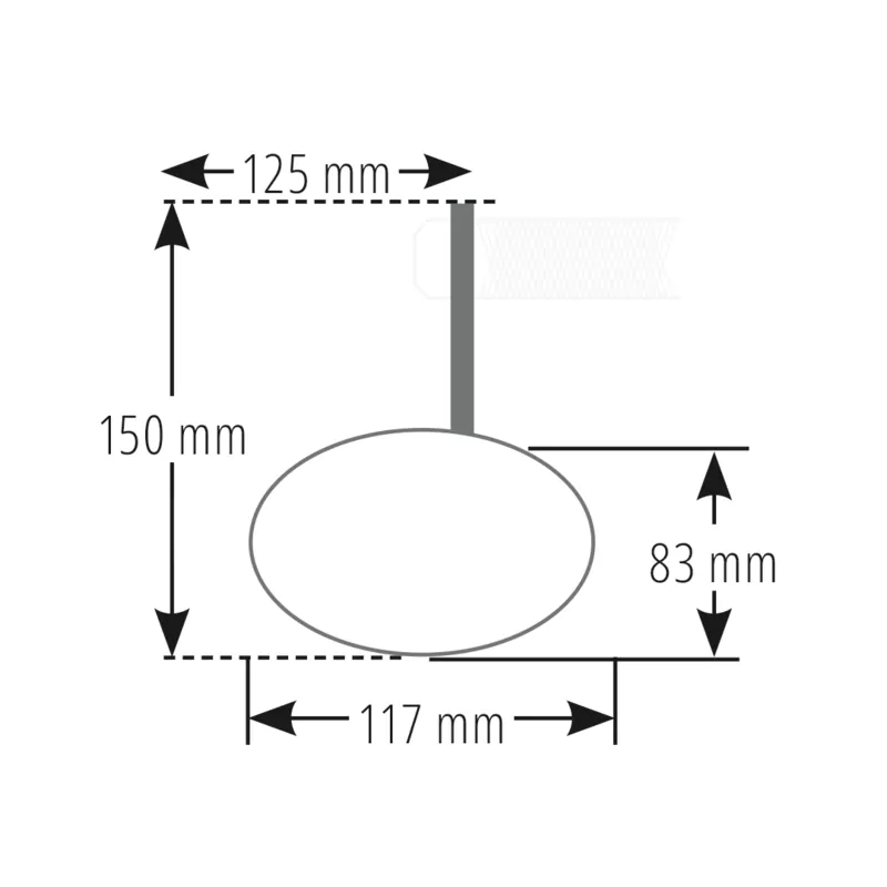 HIGHSIDER pro Lenkerendenspiegel Victory Schwarz Kurz (1Stck.)