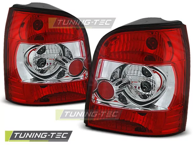 Tail Lights Red White Fits Audi A4 11.94-01 Avant