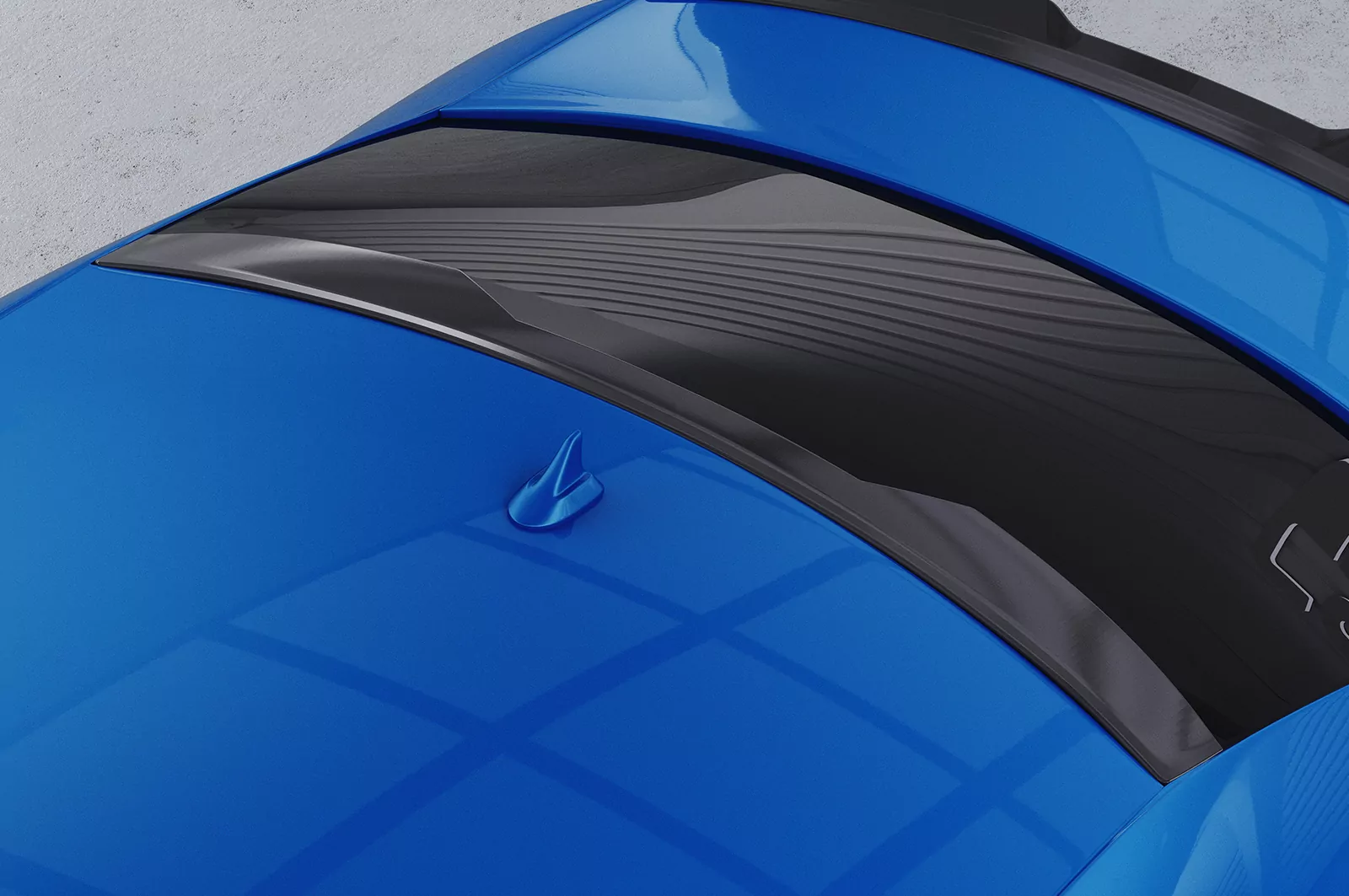 Heckscheibenblende für Audi A3 / S3 (8V) Limousine HSB087 Schwarz Strukturiert