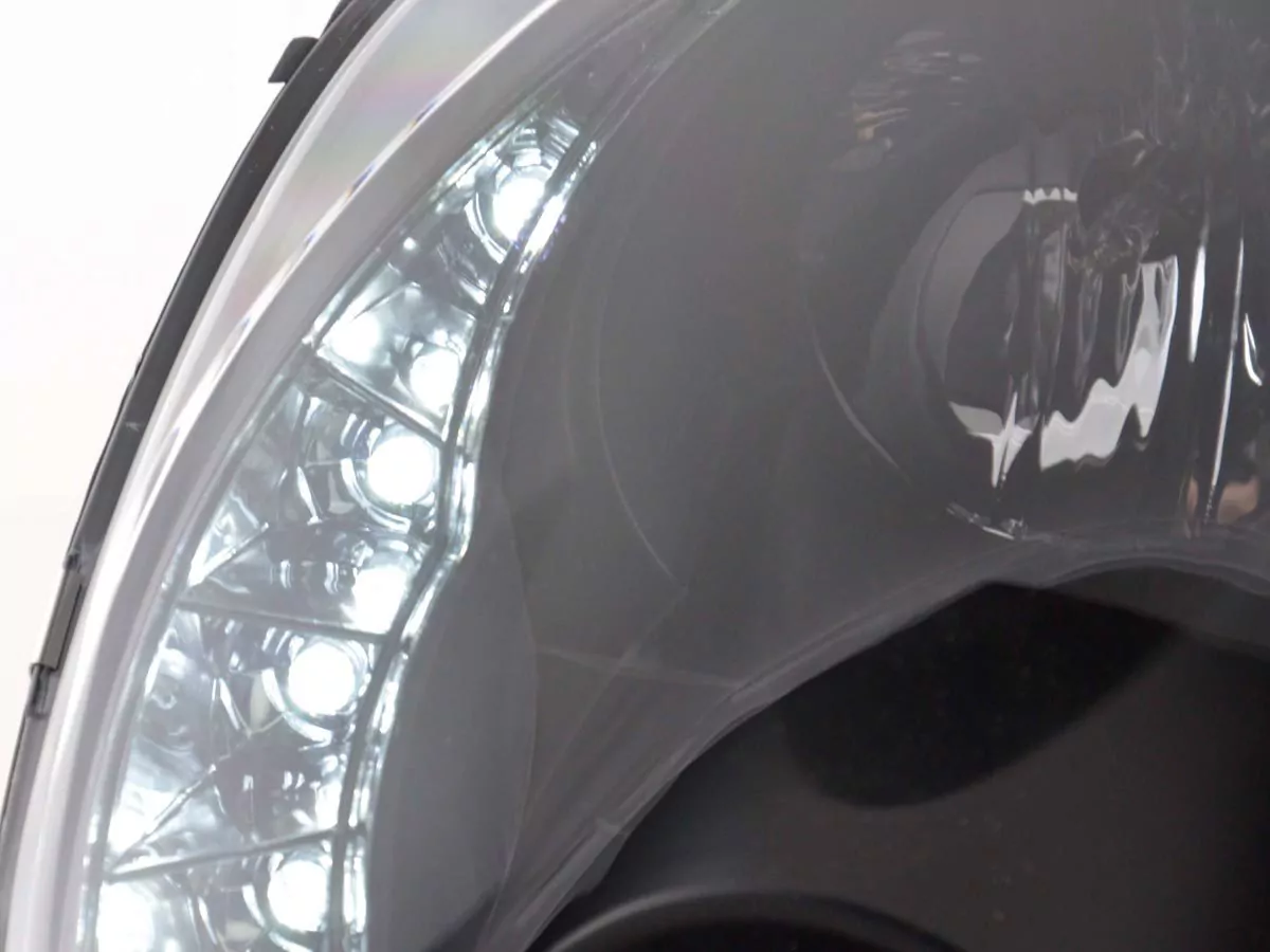 Scheinwerfer Set Daylight LED Tagfahrlicht Alfa Romeo Mito  08- schwarz