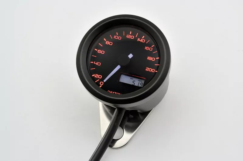 DAYTONA VELONA, Digitaler Tachometer mit Halter, Ø 48 mm