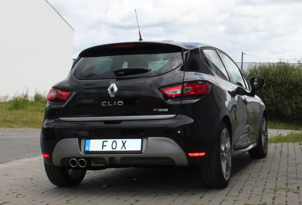 Renault Clio IV GT  Endschalldämpfer - 2x76 Typ 16