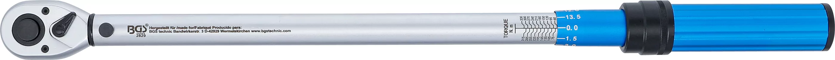 Drehmomentschlüssel | Abtrieb Außenvierkant 12,5 mm (1/2") | 60 - 330 Nm