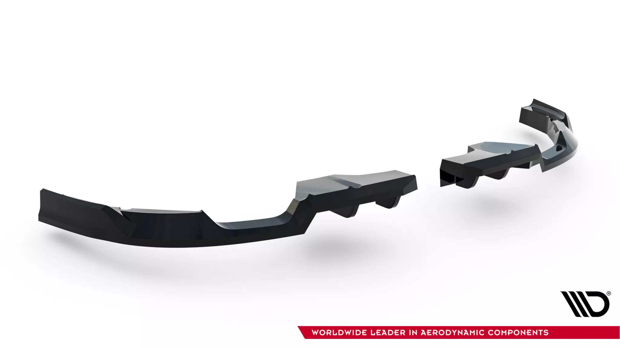 Mittlerer Cup Diffusor DTM Look Heck Ansatz Für Mini Countryman JCW U25 Schwarz Hochglanz