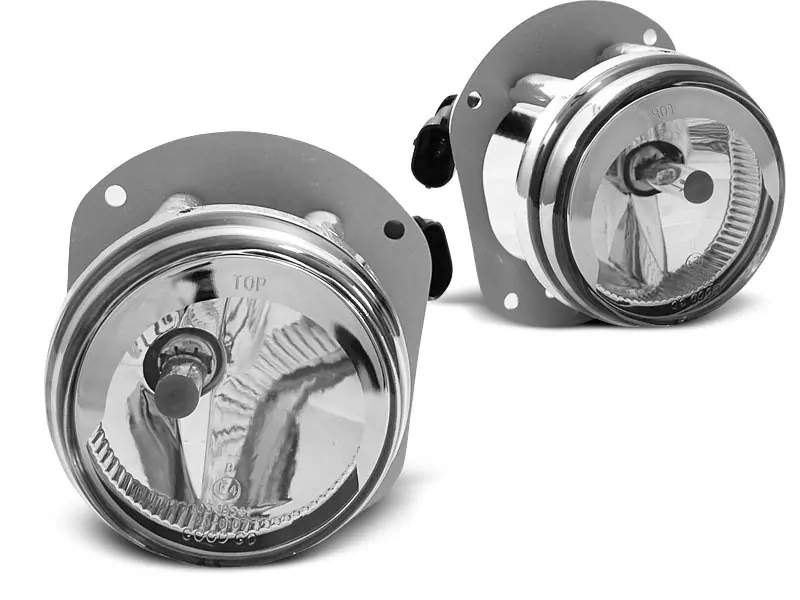 Fog Lights Chrome Fits Mercedes W204 07-10 Amg / W211 06-09 E63