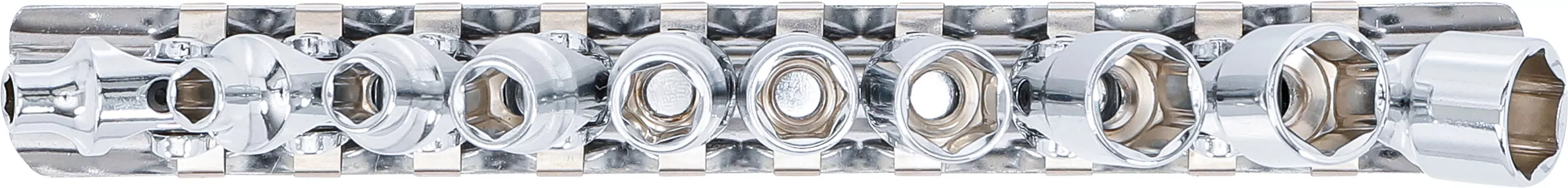 Gelenk-Steckschlüssel-Satz | Antrieb Innenvierkant 6,3 mm (1/4") | SW 5 - 13 mm | 10-tlg.