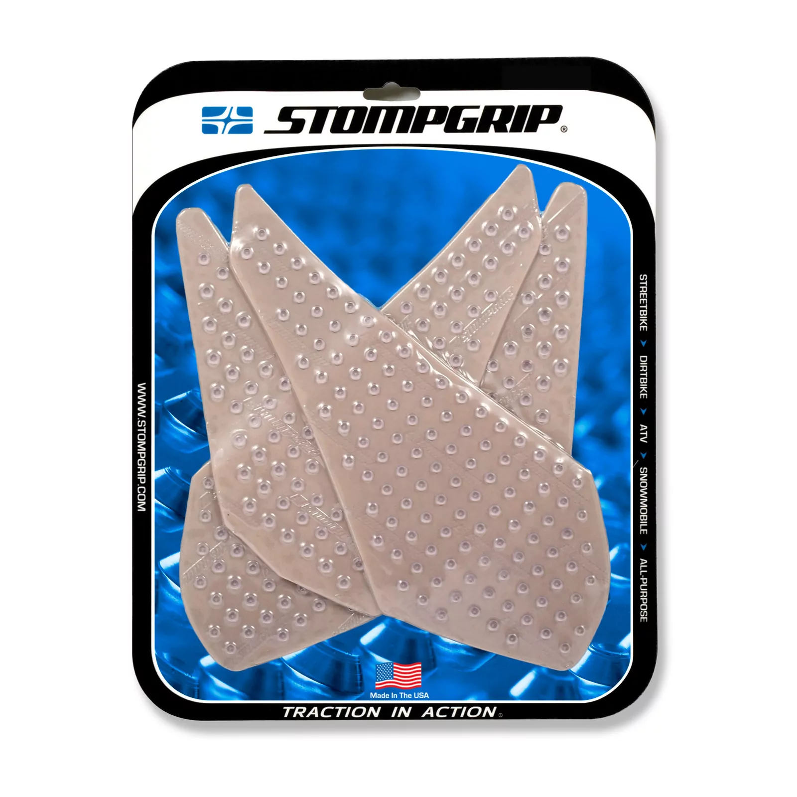 Stompgrip Traction Pad Volcano für Yamaha YZF-R1 07-08 Klar