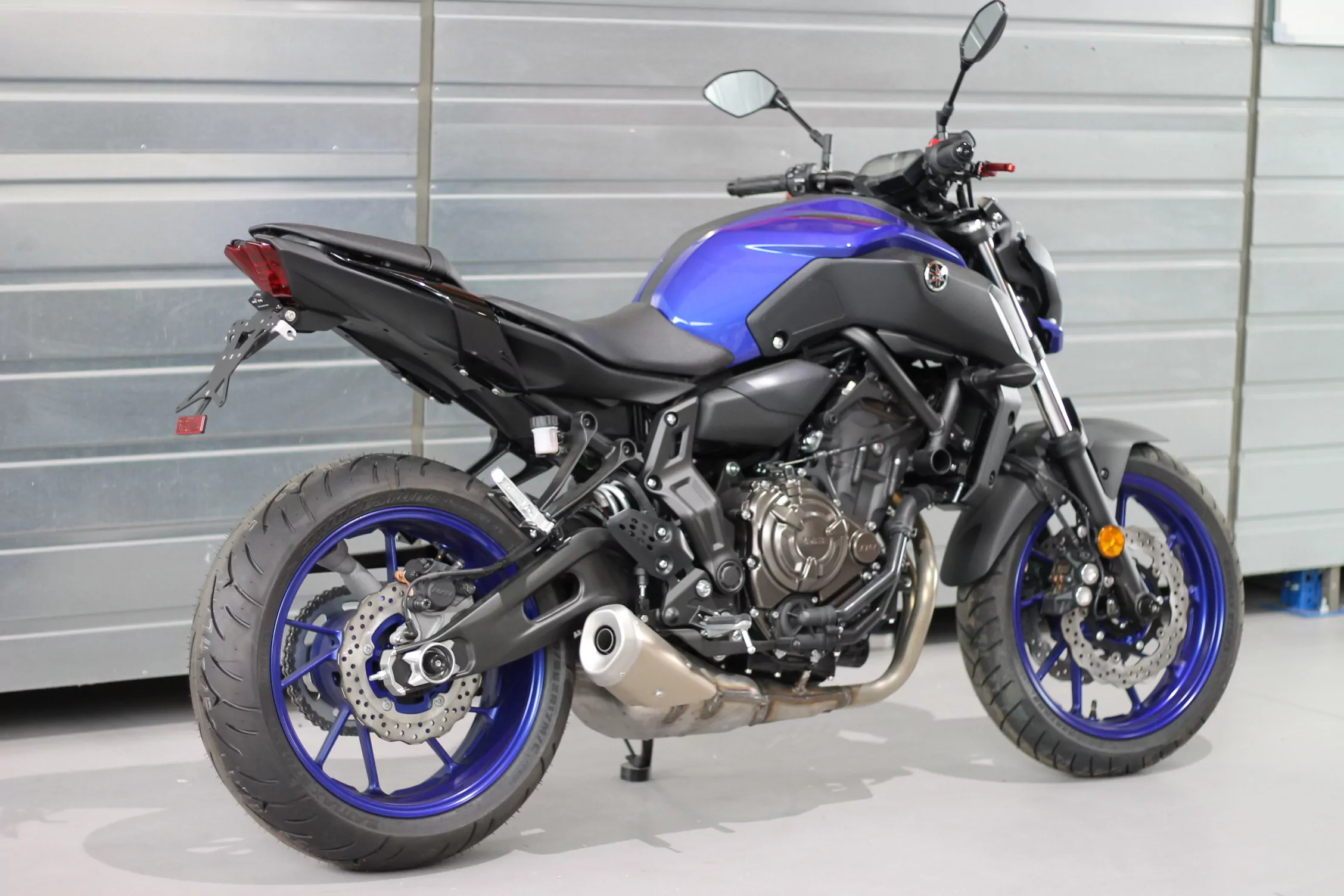 Kurzes Heck - Kennzeichenträger - Kennzeichenhalter für Yamaha MT-07 ab 2014