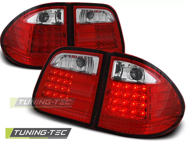 Led Tail Lights Red White Fits Mercedes W210 E-klasa 95-03.02 Kombi
