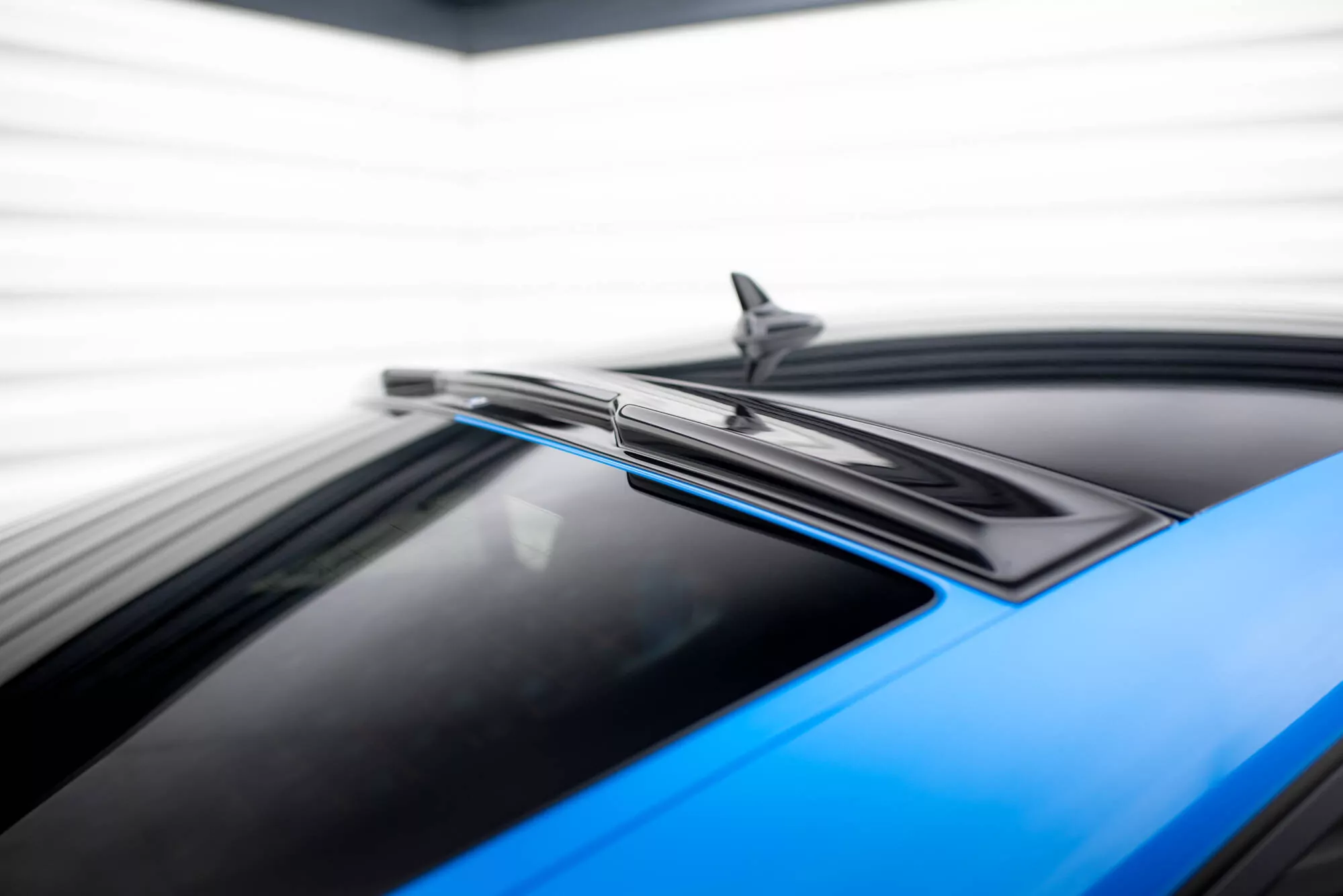 Heckscheiben Spoiler Für Audi TT S / TT S-Line 8S Facelift Schwarz Hochglanz