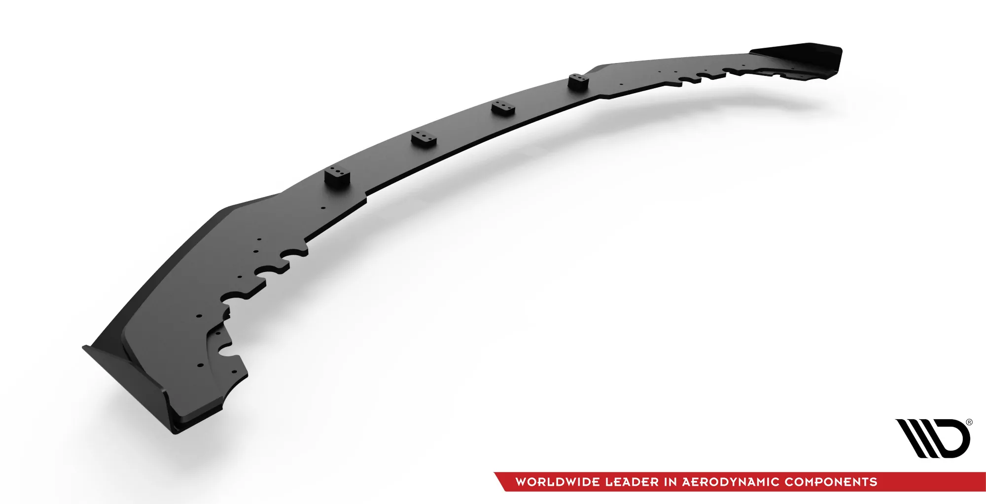 Street Pro Front Ansatz Für +Flaps Für V.1 + Flaps BMW M2 Competition F87 Schwarz Hochglanz