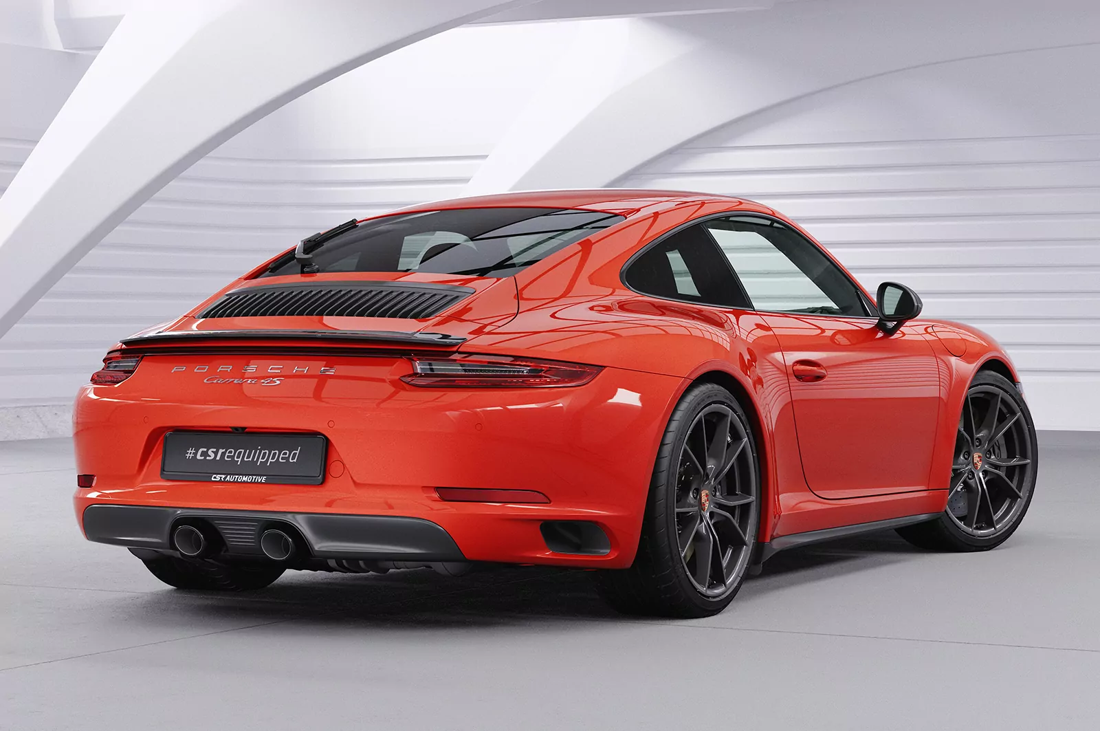 Heckflügel für Porsche 911/991 HF699 Strukturiert (schwarz matt)