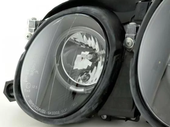 Scheinwerfer Set Mercedes CLK Typ W208 Bj. 98-02 schwarz