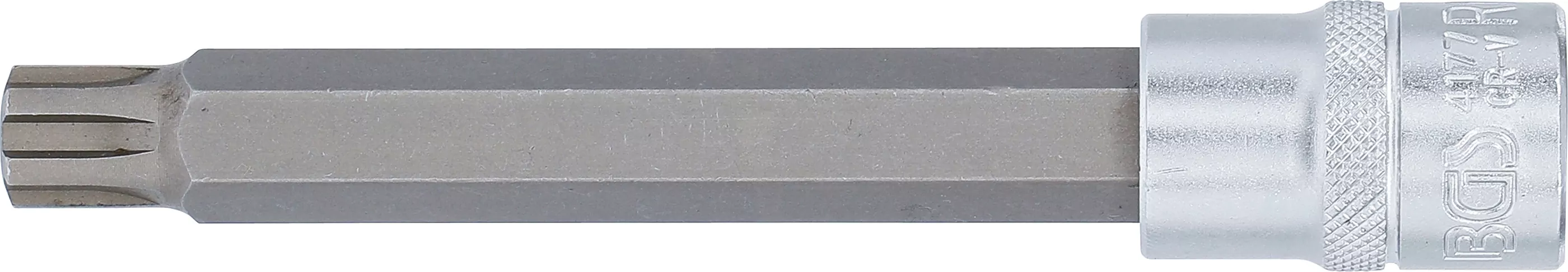 Bit-Einsatz | Länge 140 mm | Antrieb Innenvierkant 12,5 mm (1/2") | Keil-Profil (für RIBE) M13