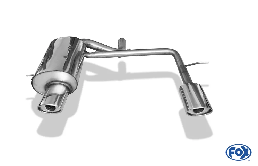 Volvo XC90 Endschalldämpfer Ausgang rechts/links zweiflutig - 140x90 Typ 33 rechts/links -2,5l 154kW  3,0l 200kW  2,4l TD 120/136kW