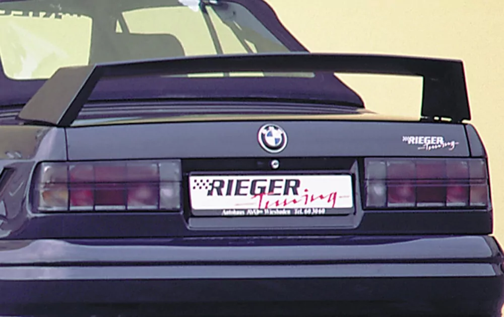 Rieger Heckflügel Breitbau II für BMW 3er E30 - Coupé   carbon optik
